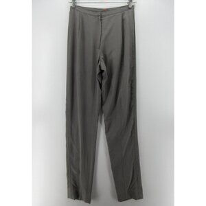 Cruciani Pants 4 Silk Trousers Pleated Career Office Italy 40 NWT *